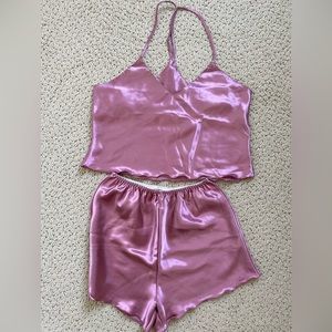 Silky pajama set